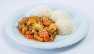 zeleninový wok s tofu